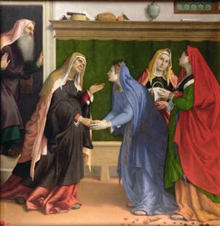 La Visitazione, c.1530-35 (dettaglio)